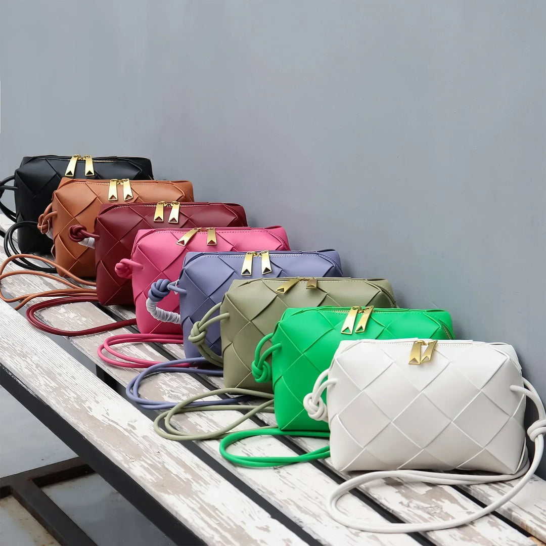 Fleur Vendôme | Sac bandoulière en cuir véritable