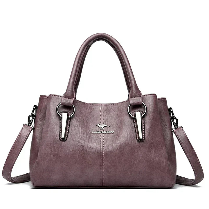 Charlotte Lumière | Sac à main en cuir véritable