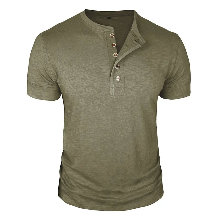 Jacques | T-shirt à patte de boutonnage