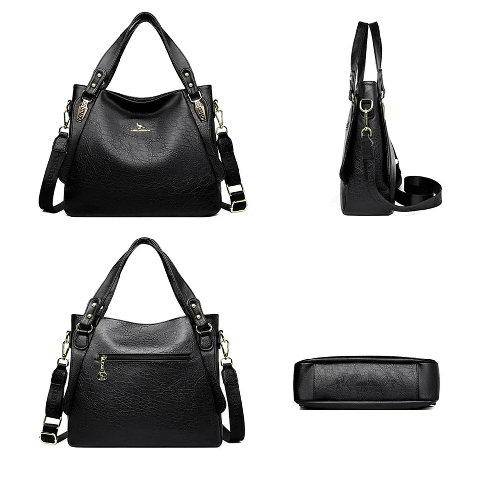 Eugénie Lumière | Sac porté épaule en cuir véritable