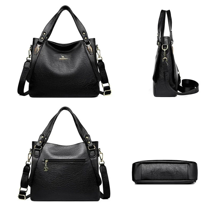 Eugénie Lumière | Sac porté épaule en cuir véritable