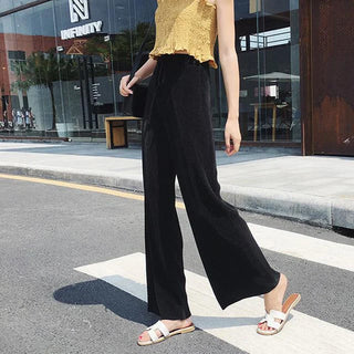 Bérénice | Pantalon plissé à jambes larges