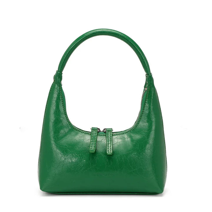 Angélique Élysée | Sac baguette en cuir véritable