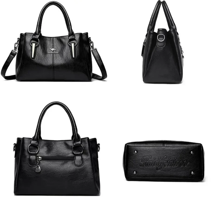 Charlotte Lumière | Sac à main en cuir véritable