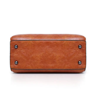 Adèle Rivoli | Ensemble sac et portefeuille en cuir véritable