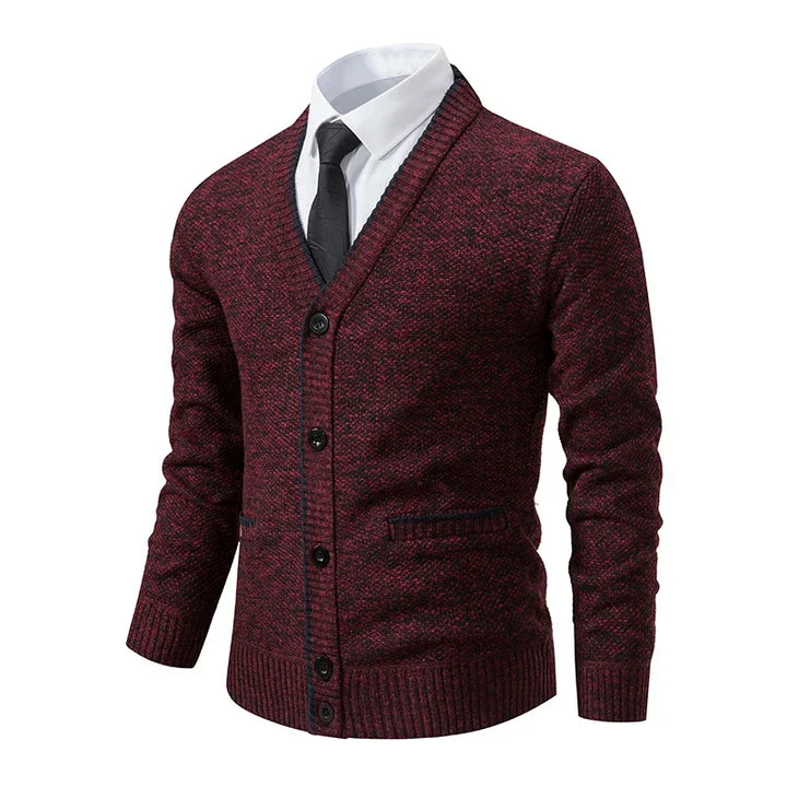 Laurent | Pull col V en maille