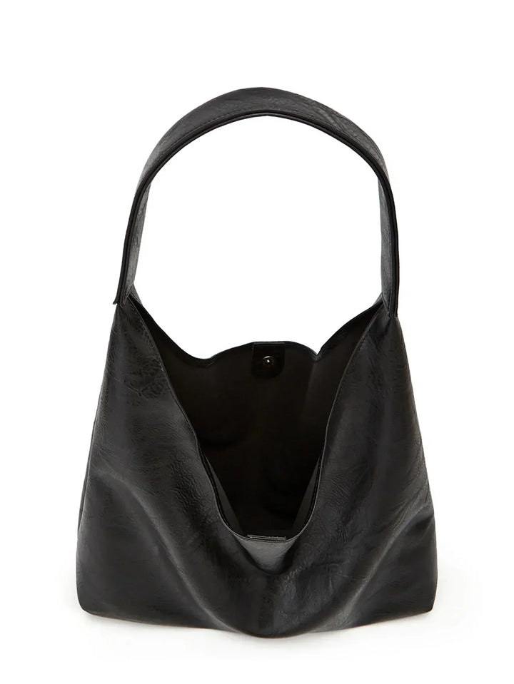 Claire Élysée | Ensemble sac et portefeuille en cuir véritable