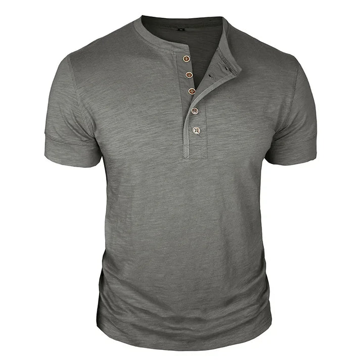 Jacques | T-shirt à patte de boutonnage