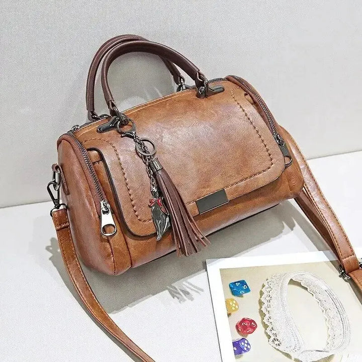 Gabrielle Lumière | Sac à main en cuir véritable
