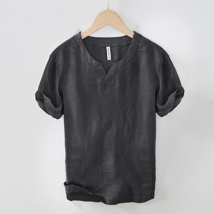Honoré | Chemise en lin à manches courtes à coupe détendue