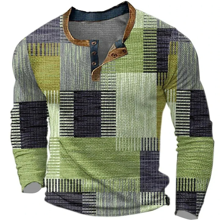 Louis-Auguste | Chemise patchwork colorée