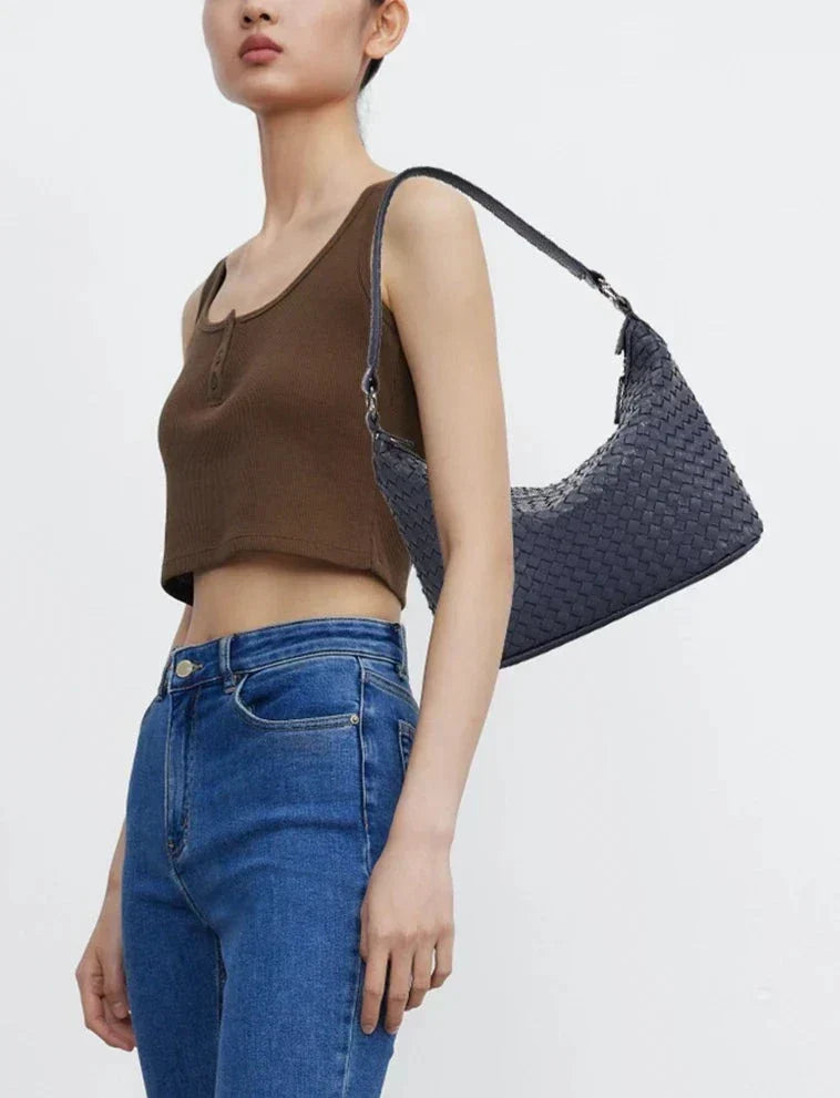 Céleste Loire | Sac baguette tressé