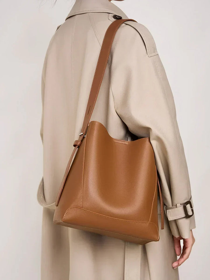 Élodie Lumière | Sac porté épaule en cuir véritable