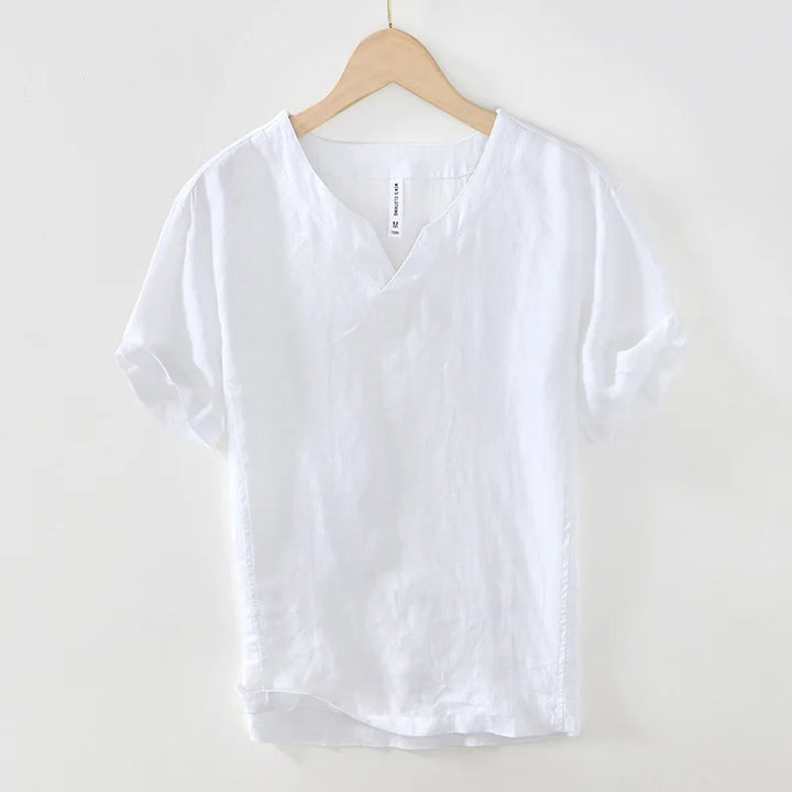 Honoré | Chemise en lin à manches courtes à coupe détendue
