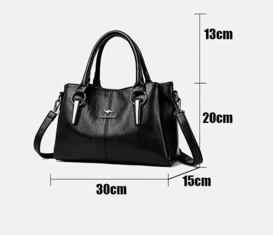 Charlotte Lumière | Sac à main en cuir véritable