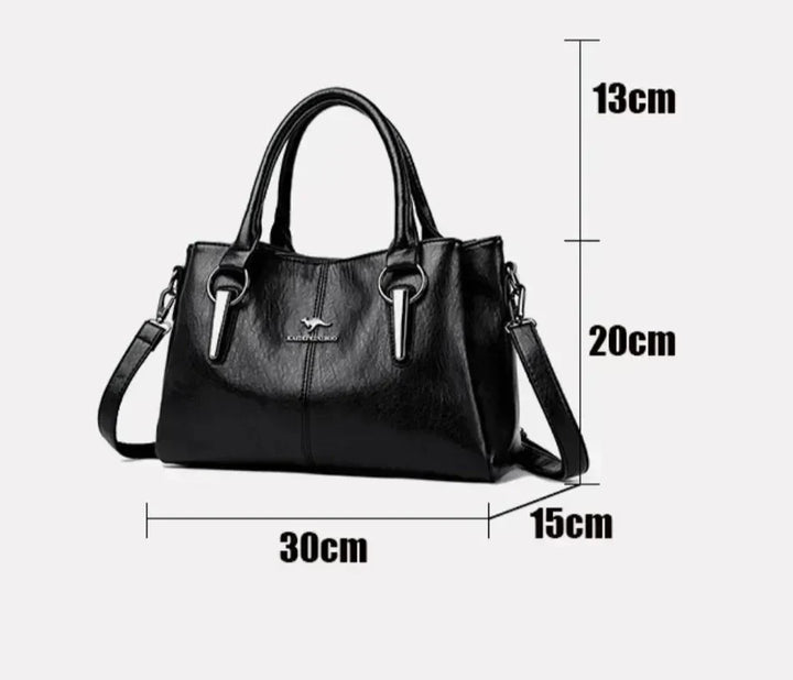 Charlotte Lumière | Sac à main en cuir véritable