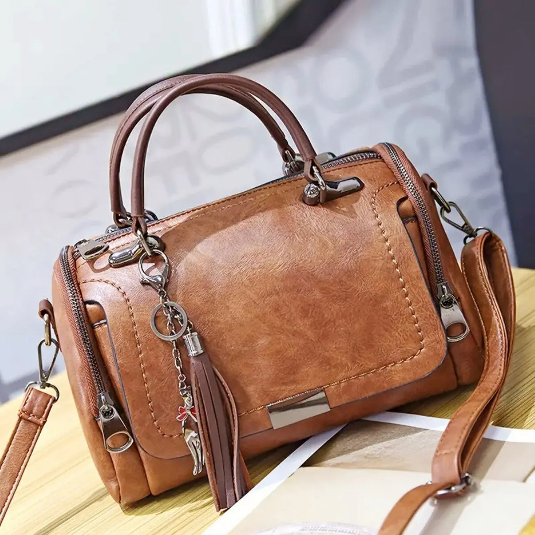 Gabrielle Lumière | Sac à main en cuir véritable