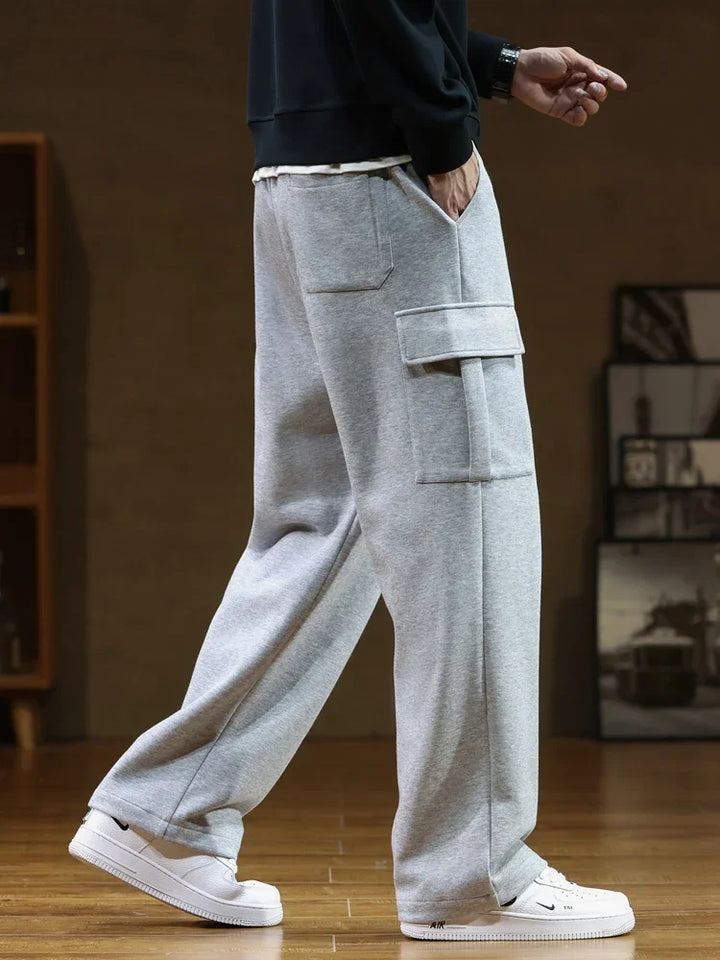 Romain | Pantalon cargo doublé en polaire
