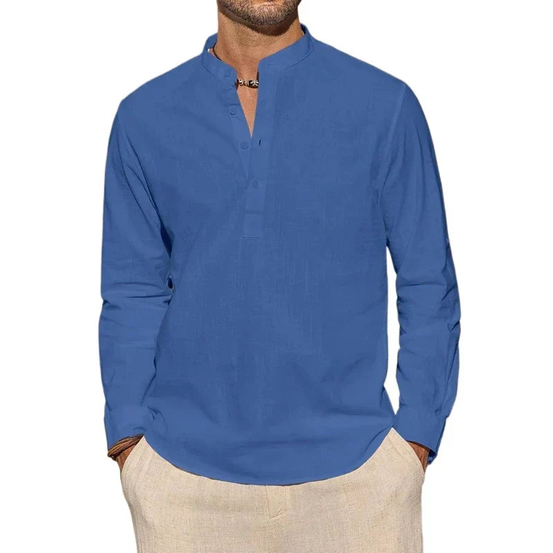Jean-Marc | Chemise henley en coton
