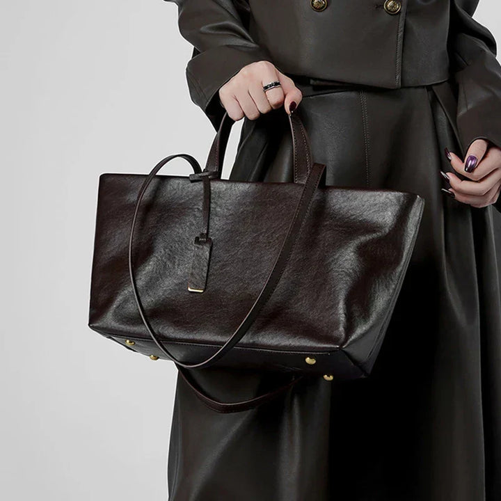 Estelle Loire | Sac cabas en cuir véritable