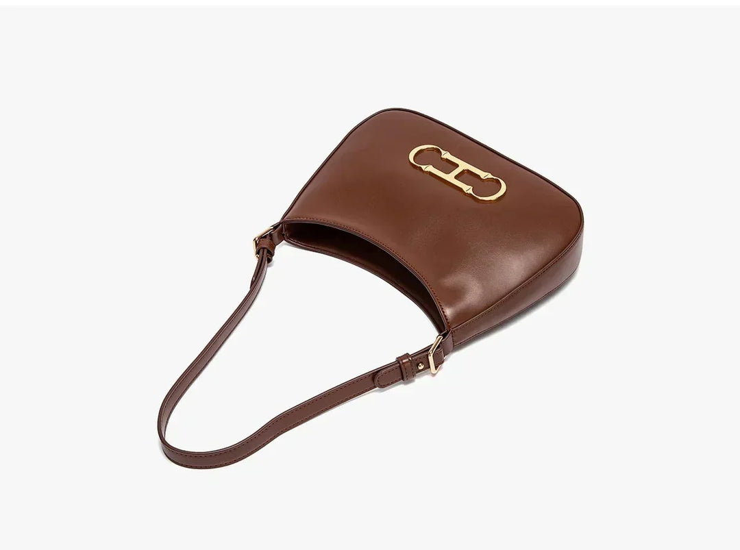 Amélie Élysée | Sac porté épaule en cuir véritable
