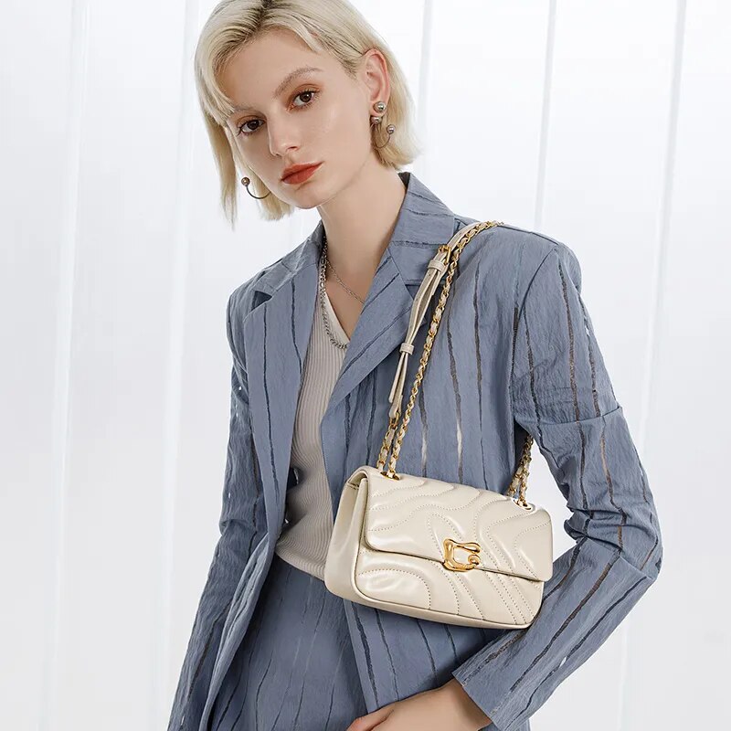Eugénie Provence | Sac bandoulière en cuir véritable