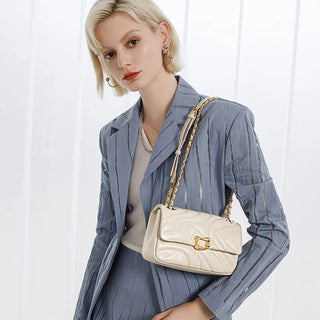 Eugénie Provence | Sac bandoulière en cuir véritable