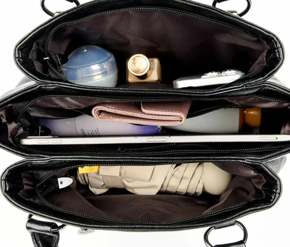 Charlotte Lumière | Sac à main en cuir véritable
