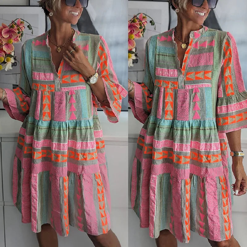 Chantal | Robe midi d&