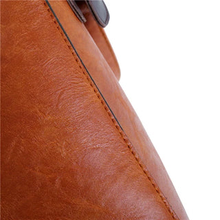 Adèle Rivoli | Ensemble sac et portefeuille en cuir véritable