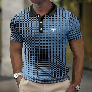 Jean-Henri | Polo moderne à imprimé géométrique