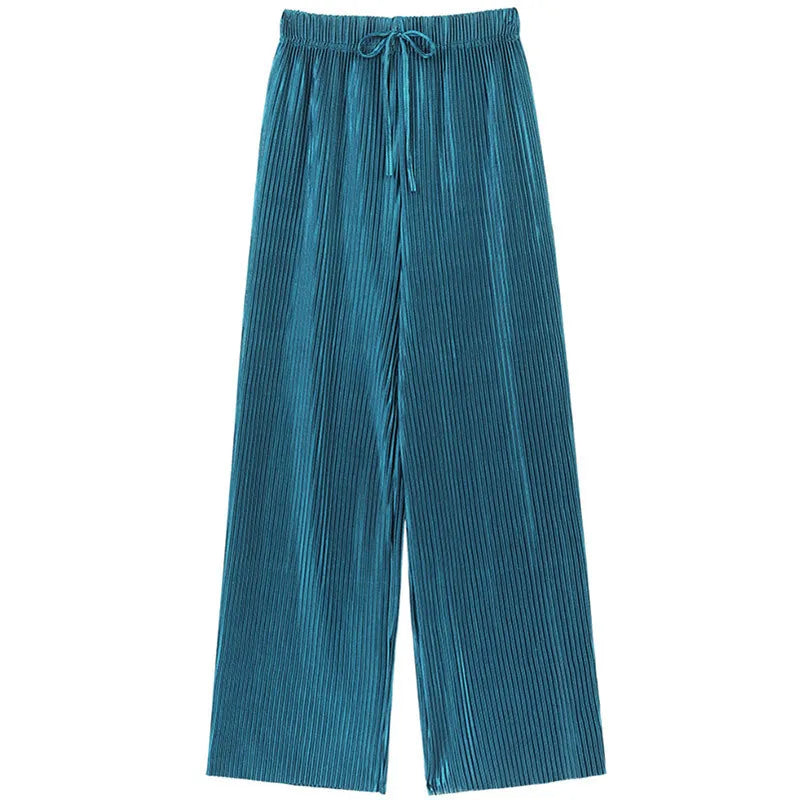 Bérénice | Pantalon plissé à jambes larges