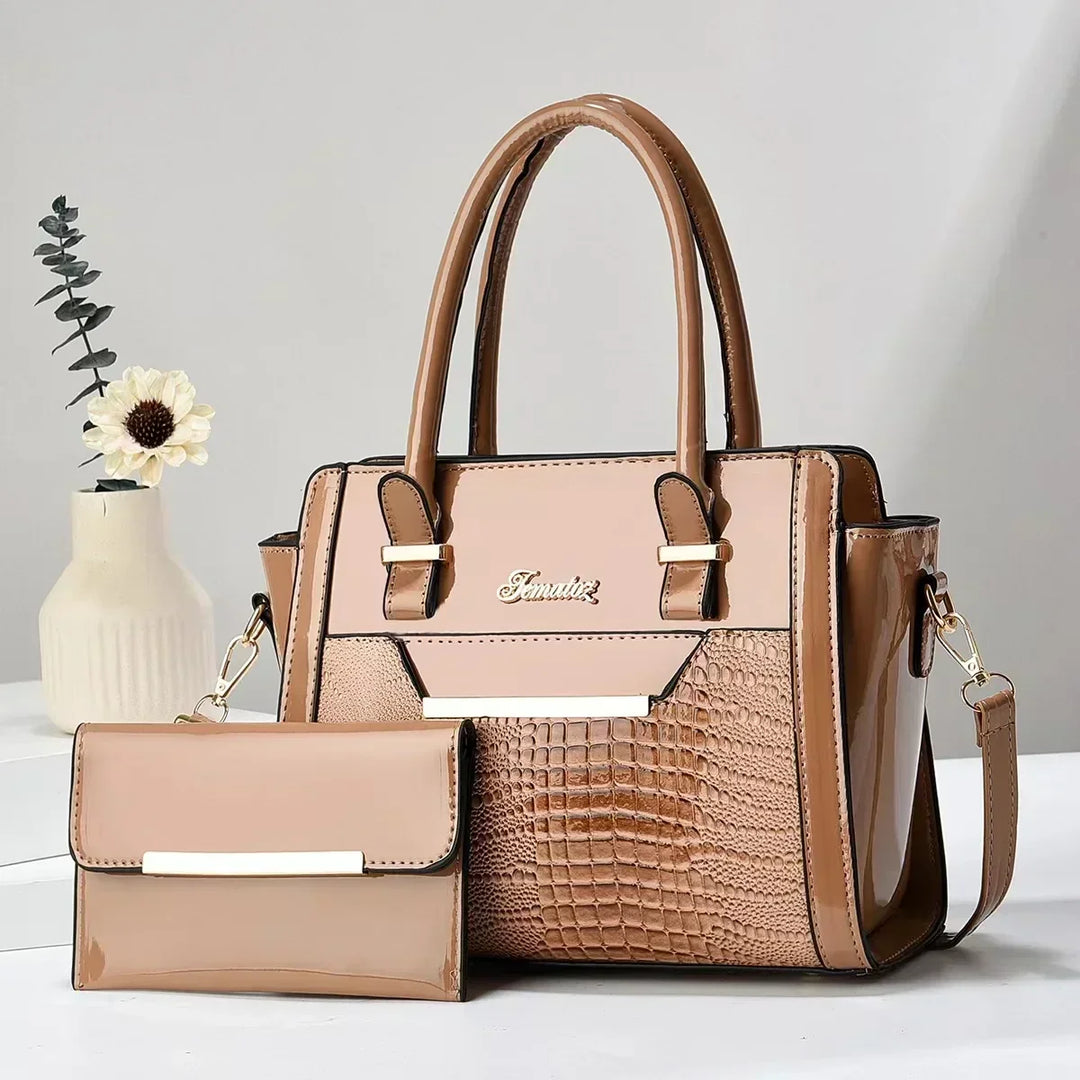 Agathe Paris | Ensemble sac et portefeuille en cuir