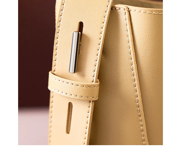 Élodie Lumière | Sac porté épaule en cuir véritable