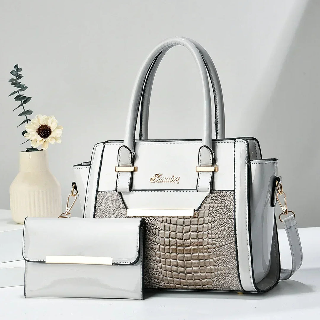 Agathe Paris | Ensemble sac et portefeuille en cuir