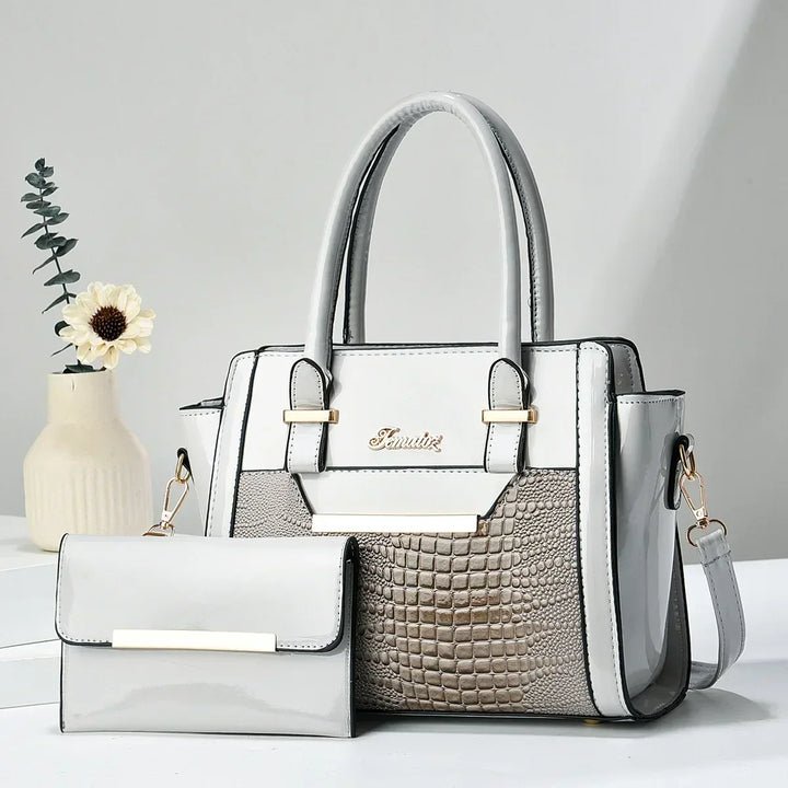 Agathe Paris | Ensemble sac et portefeuille en cuir