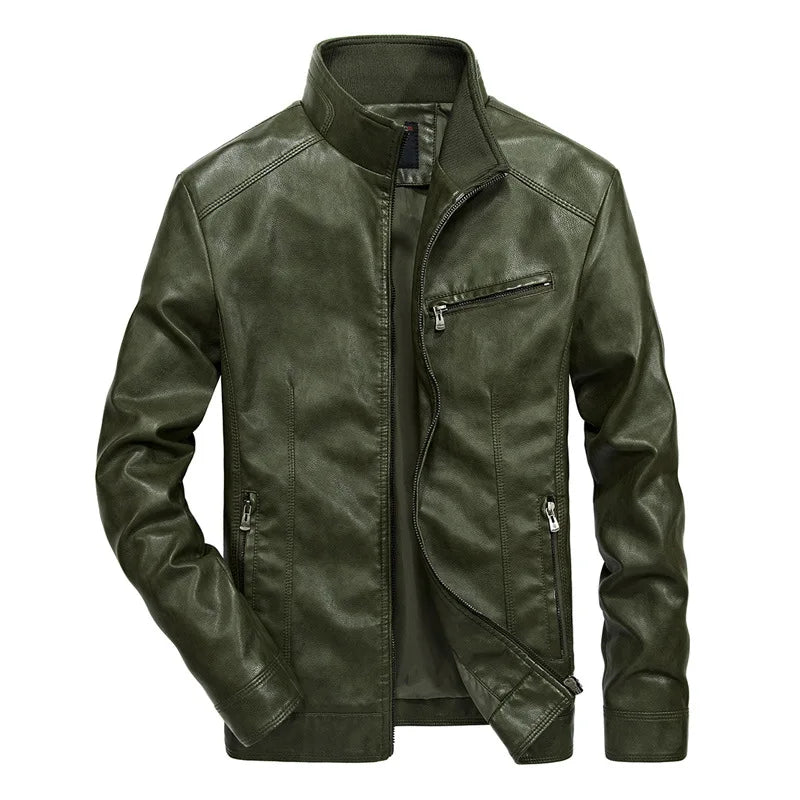 Matthieu | Veste ample en cuir