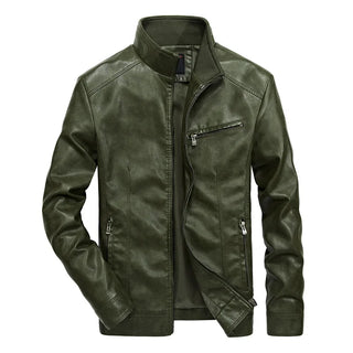 Matthieu | Veste ample en cuir