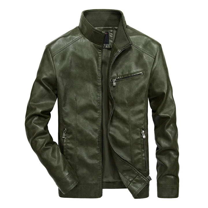 Matthieu | Veste ample en cuir