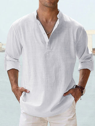 François-Xavier | Chemise minimaliste à col mandarin