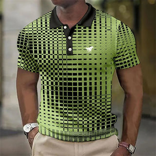 Jean-Henri | Polo moderne à imprimé géométrique