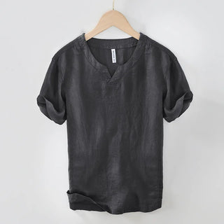 Honoré | Chemise en lin à manches courtes à coupe détendue
