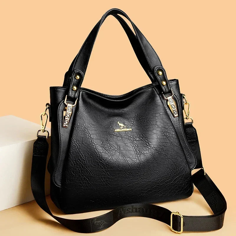 Eugénie Lumière | Sac porté épaule en cuir véritable