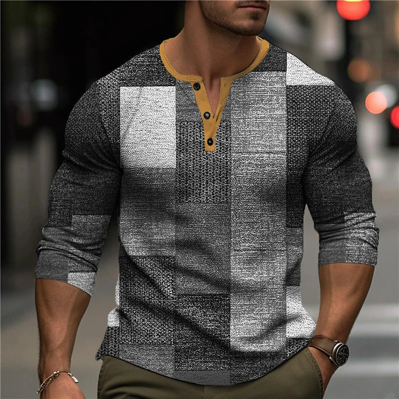 Henri-Charles | T-shirt à manches longues imprimé en 3D