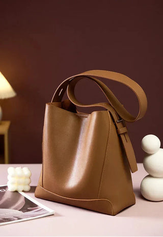 Élodie Lumière | Sac porté épaule en cuir véritable