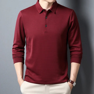 Théodore | Polo en tricot à manches longues