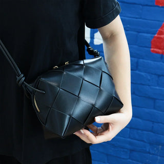 Fleur Vendôme | Sac bandoulière en cuir véritable
