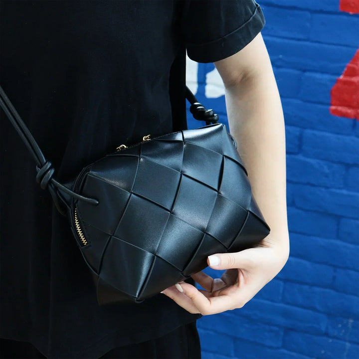 Fleur Vendôme | Sac bandoulière en cuir véritable