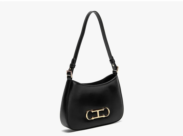 Amélie Élysée | Sac porté épaule en cuir véritable