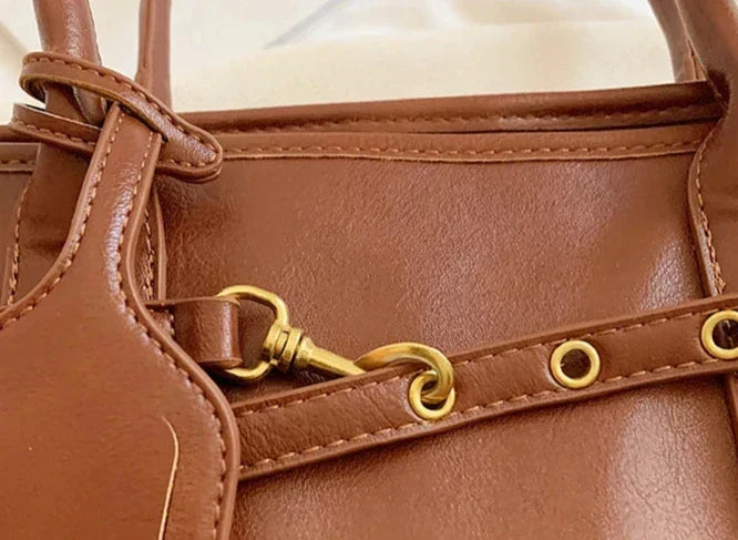 Fleur Montmartre | Sac à main en cuir véritable